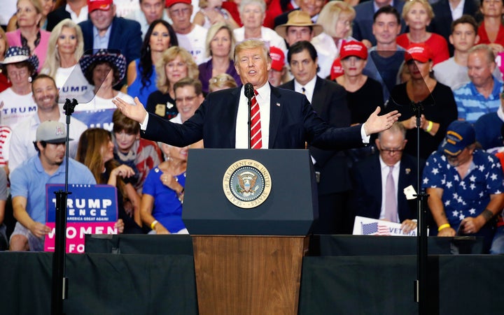 Neo-Nazis and Ku Klux Klan members were among the white supremacists chanting slogans like "<a href="https://www.huffpost.com/entry/charlottesville-vice-documentary_n_59930983e4b09071f69cc8f6" role="link" class=" js-entry-link cet-internal-link" data-vars-item-name="Jews will not replace us" data-vars-item-type="text" data-vars-unit-name="599d2a86e4b0d97c3fffff31" data-vars-unit-type="buzz_body" data-vars-target-content-id="https://www.huffpost.com/entry/charlottesville-vice-documentary_n_59930983e4b09071f69cc8f6" data-vars-target-content-type="buzz" data-vars-type="web_internal_link" data-vars-subunit-name="article_body" data-vars-subunit-type="component" data-vars-position-in-subunit="0">Jews will not replace us</a>" at the deadly rally in Charlottesville. President Donald Trump said "both sides" were to blame for the violence.