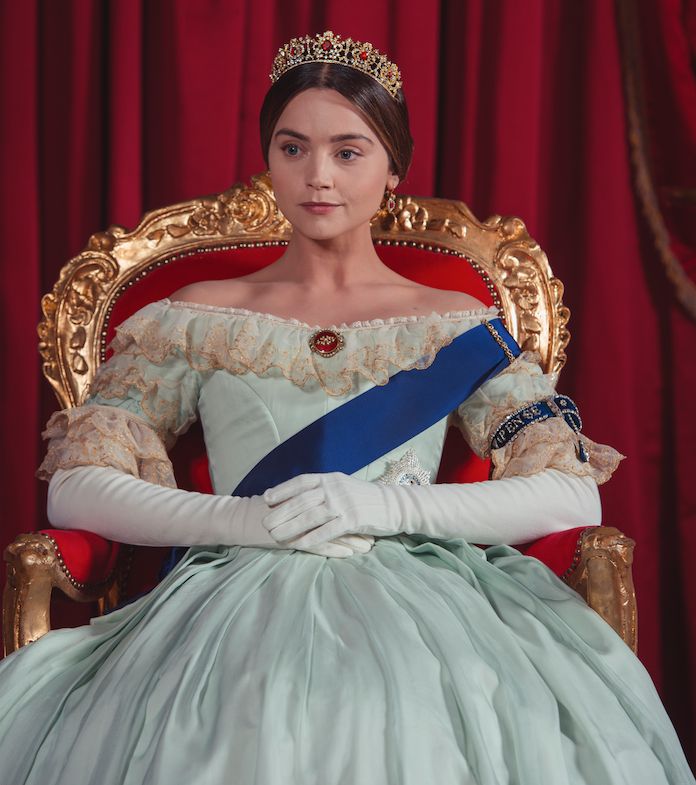 Jenna Coleman as the young Victoria