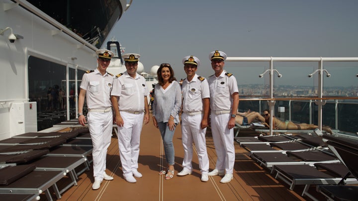 Jane with her sailing companions