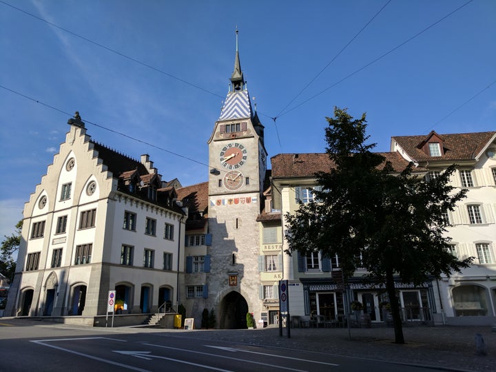 Nestled in the heart of Switzerland, Zug features many old, historic buildings.