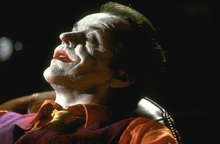Jack Nicholson portrays The Joker in Tim Burton's "Batman."