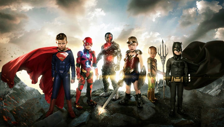 The project took about two months to complete, as Rossi and his team made custom costumes for each child.