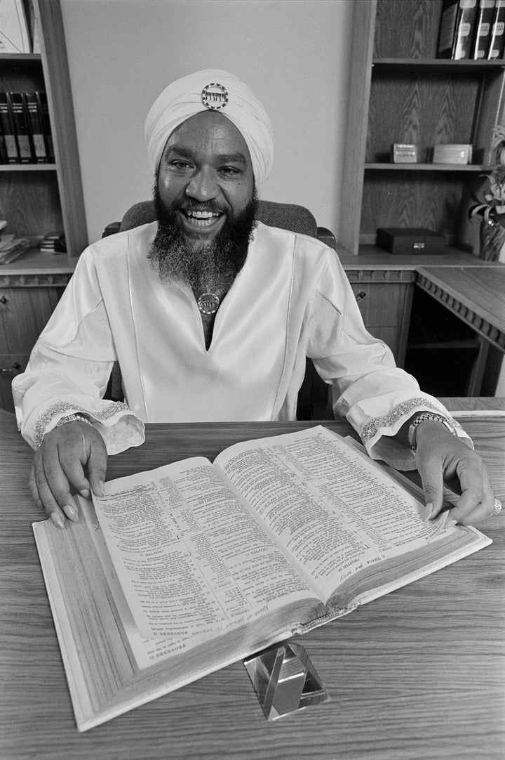 Symonette has said he started following Yahweh ben Yahweh (pictured), after the cult leader came up to him and declared "all white people are the Devil."