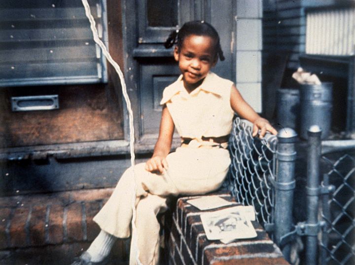 Whitney Houston as a child.