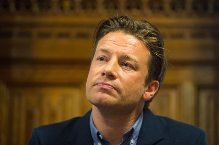 Not happy: Jamie Oliver