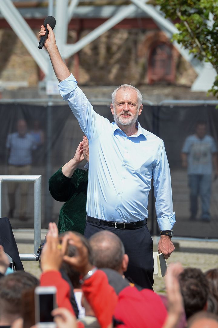 Labour leader Jeremy Corbyn has not left the campaign trail