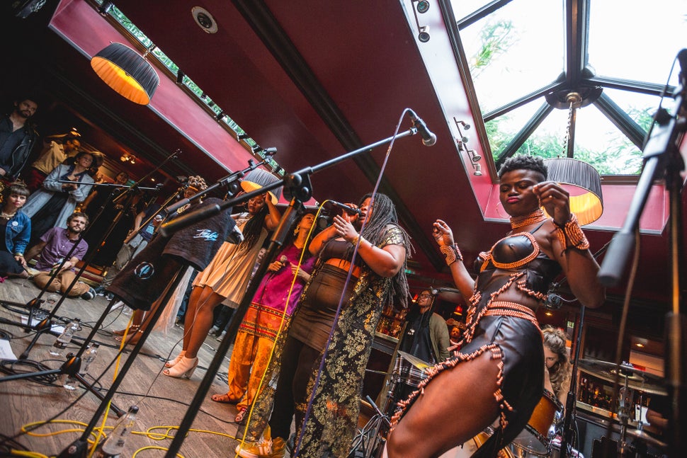 GRRRL performing at Ronnie Scott's.