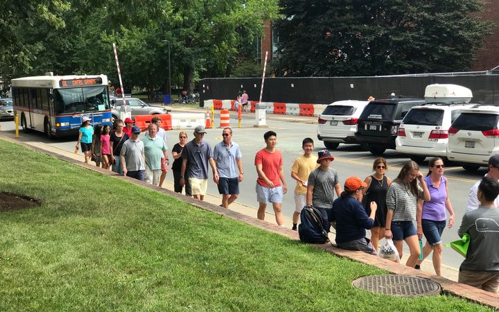 UVA students moving in a week after white supremacists marched on the grounds.