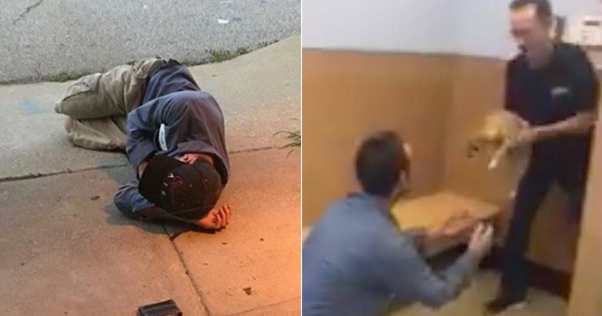 Homeless Man Reunited With Dog After Sleeping Outside Animal Shelter To ...