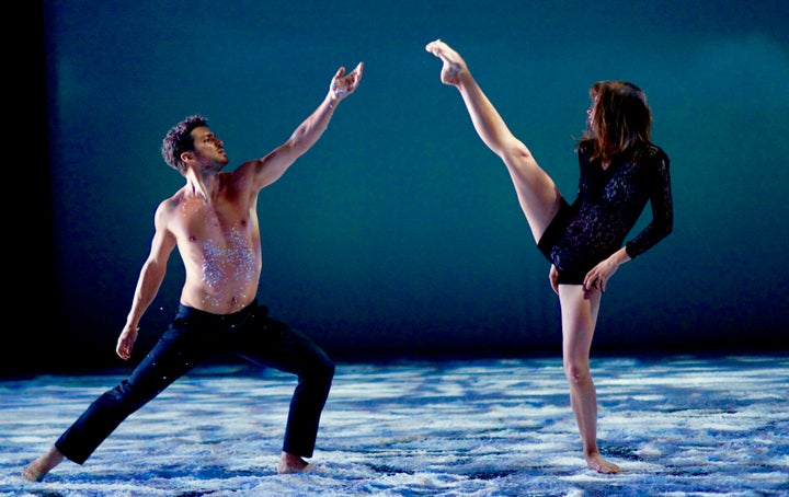 A scene from the dance drama Polina. 