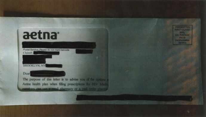 The mailer sent on July 28 may have exposed the recipient's name and address along with HIV status or the use of drugs related to an HIV diagnosis or HIV prevention through the envelopes' window.