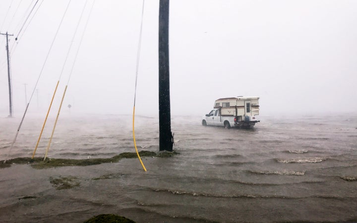 The National Weather Service issued flash flood warnings for Houston Saturday.