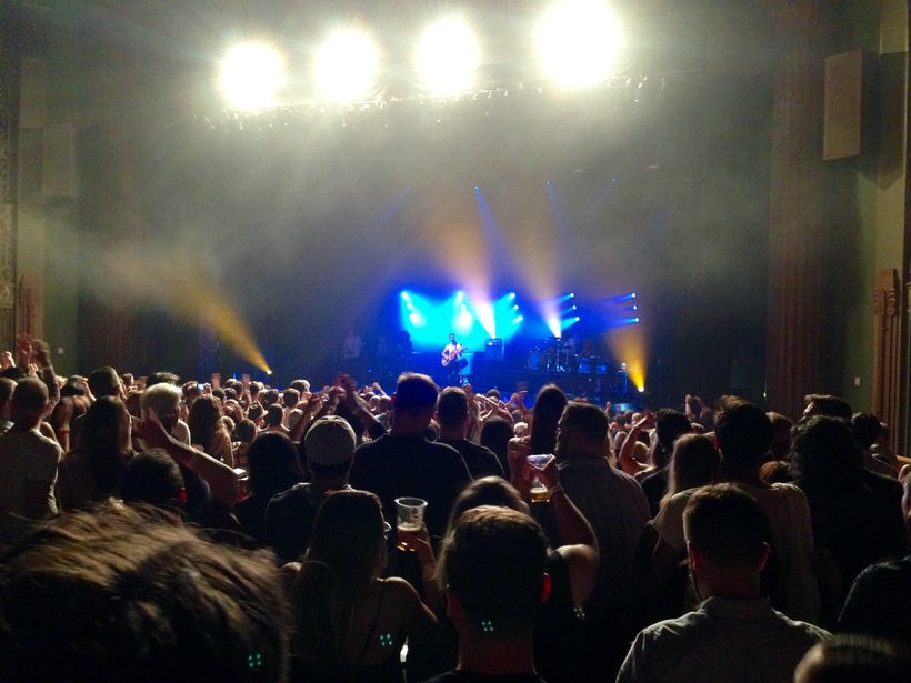 Kaleo performing at the Wiltern in Los Angeles, California on August 26, 2017.