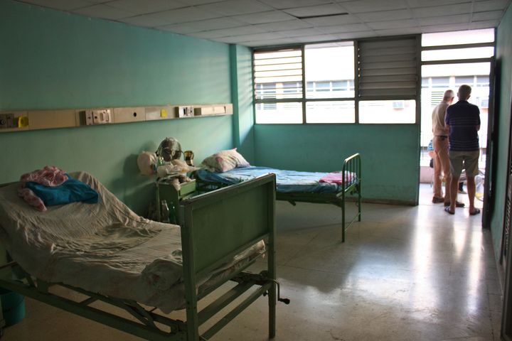 Hospital ward in Cuba.