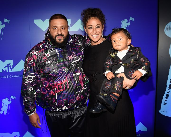 DJ Khaled and Nicole Tuck brought their son, Asahd, who is almost 1 year old. 