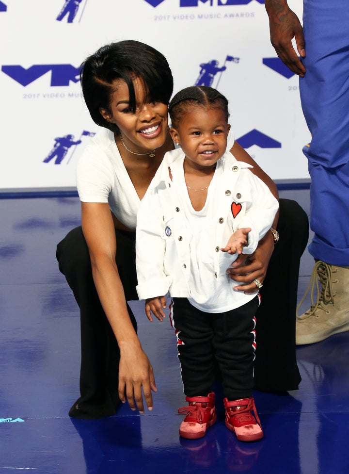 Teyana Taylor brought her 1-year-old daughter, Iman, aka Junie.