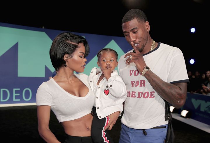 Teyana's husband and Junie's father, Iman Shumpert, was also present. 