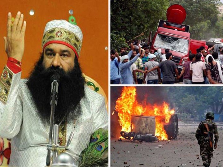 Conviction of self-styled godman for raping two women in India led to rampage in many north Indian cities 