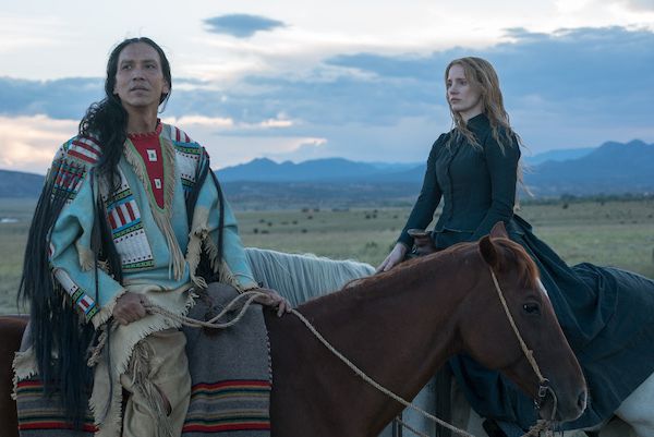 A still from upcoming release ‘Woman Walks Ahead’ starring Jessica Chastain