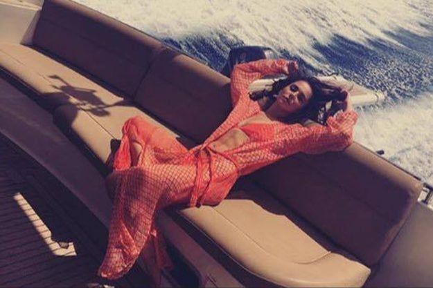 Cheryl relaxed as she took a trip on a yacht with Liam