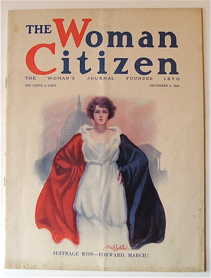 The cover of The Woman’s Journal when the 19th Amendment was passed in 1920.