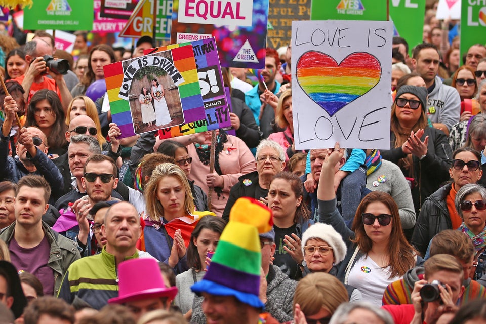 Australia Celebrates As Parliament Approves Same Sex Marriage 