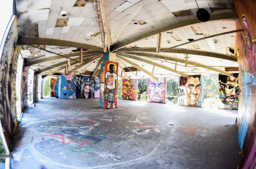 A look at artwork inside Brandan Odums'