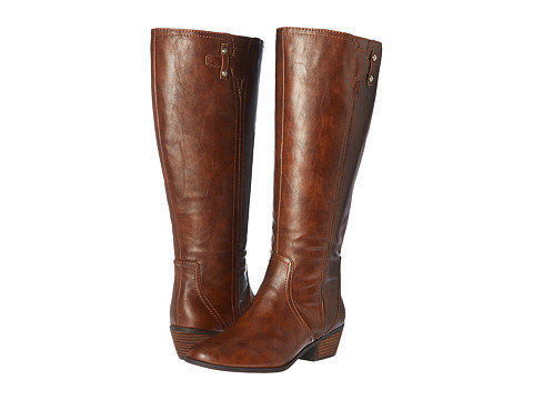 tan wide fit knee high boots