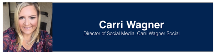 <p><a href="https://www.linkedin.com/in/carriwagner/" target="_blank" role="link" rel="nofollow" class=" js-entry-link cet-external-link" data-vars-item-name="Carri Wagner" data-vars-item-type="text" data-vars-unit-name="59a44cece4b0d0ef9f1c15d5" data-vars-unit-type="buzz_body" data-vars-target-content-id="https://www.linkedin.com/in/carriwagner/" data-vars-target-content-type="url" data-vars-type="web_external_link" data-vars-subunit-name="article_body" data-vars-subunit-type="component" data-vars-position-in-subunit="37">Carri Wagner</a>, Director of Social Media at Carri Wagner Social</p>