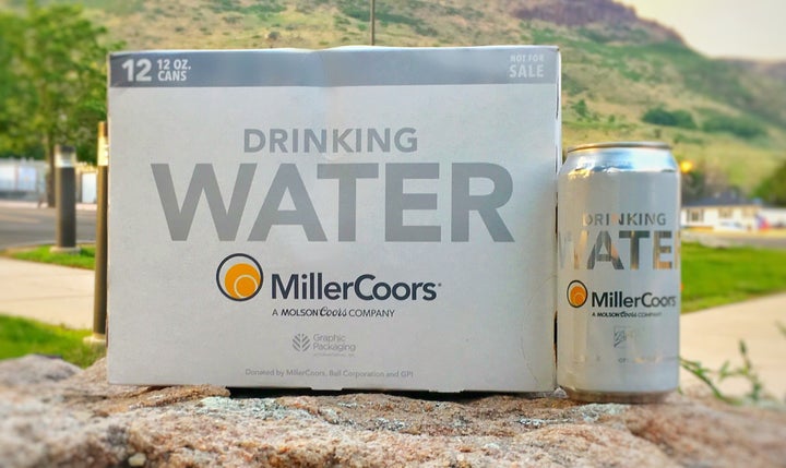 MillerCoors said it is sending 50,000 cans of drinking water to parts of Texas in response to Hurricane Harvey.