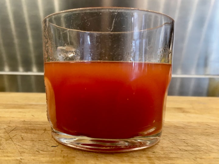 Aim for this density when diluting your tomato pulp-broth