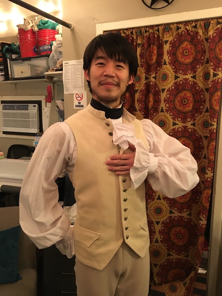 <p>Eddy Lee in <em>Hamilton</em> </p>