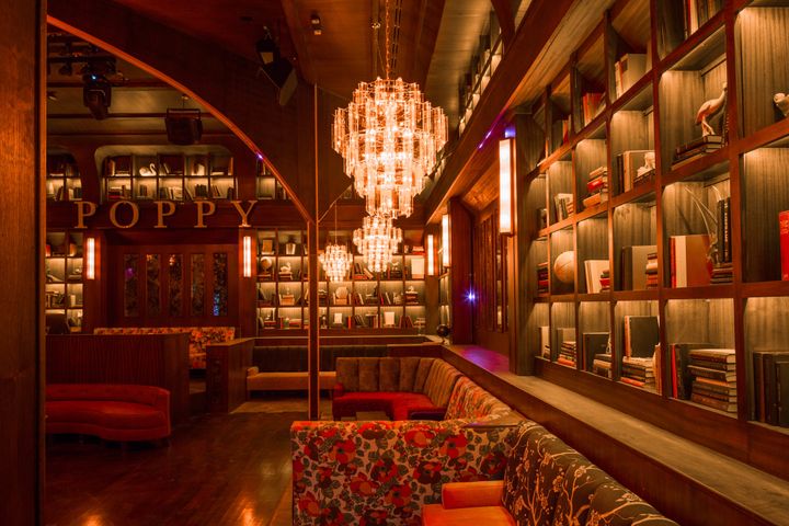 Poppy, the h.wood Group’s newest nightclub concept designed by John Sofio of Built, Inc. 