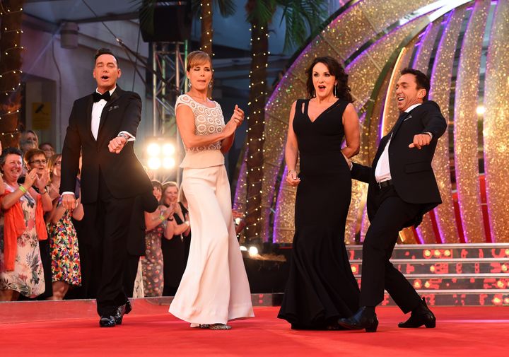 (Left to right) Craig Revel Horwood, Darcey Bussell, Shirley Ballas and Bruno Tonioli