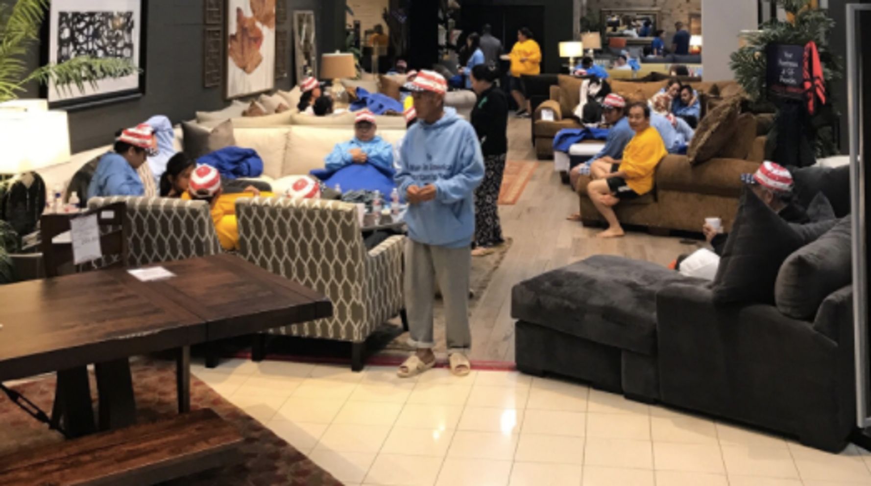 Houston furniture store owner opened his doors to people seeking warmth in  the winter storm