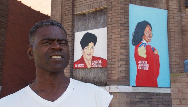 The St. Louis nonprofit Better Family Life commissioned local artist Chris Green to paint murals of prominent African-Americans and post them on blighted buildings.