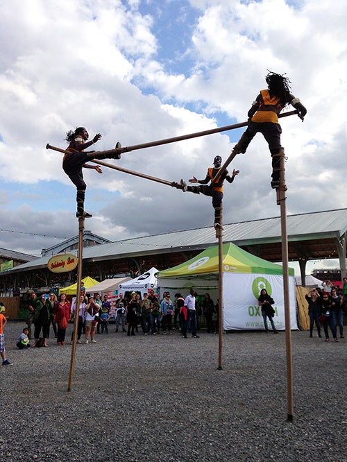 <p>Performers at the Couleur Café music festival in Brussels, Belgium </p>