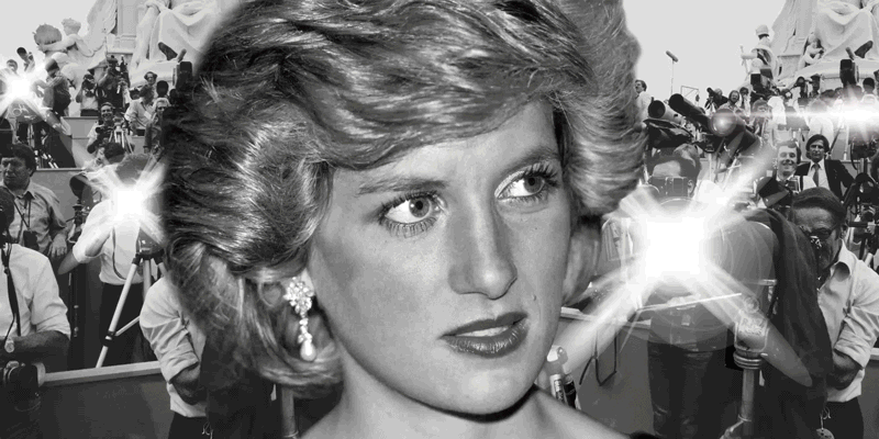 Résultat de recherche d'images pour "la princesse Diana et les papârazzi"