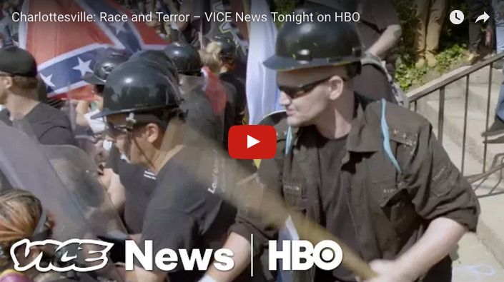 <p>HBO’s “Vice News Tonight” was on the ground <a href="https://www.huffpost.com/entry/charlottesville-was-inevitable-white-nationalist-rally_n_59907756e4b090964297ba58" target="_blank" role="link" class=" js-entry-link cet-internal-link" data-vars-item-name="amid the chaos and violence that hit Charlottesville, Virginia " data-vars-item-type="text" data-vars-unit-name="59a5c67ee4b0d81379a81bdf" data-vars-unit-type="buzz_body" data-vars-target-content-id="https://www.huffpost.com/entry/charlottesville-was-inevitable-white-nationalist-rally_n_59907756e4b090964297ba58" data-vars-target-content-type="buzz" data-vars-type="web_internal_link" data-vars-subunit-name="article_body" data-vars-subunit-type="component" data-vars-position-in-subunit="7">amid the chaos and violence that hit Charlottesville, Virginia </a>last weekend and<a href="https://www.youtube.com/watch?v=P54sP0Nlngg" target="_blank" role="link" rel="nofollow" class=" js-entry-link cet-external-link" data-vars-item-name=" the resulting documentary is an education. " data-vars-item-type="text" data-vars-unit-name="59a5c67ee4b0d81379a81bdf" data-vars-unit-type="buzz_body" data-vars-target-content-id="https://www.youtube.com/watch?v=P54sP0Nlngg" data-vars-target-content-type="url" data-vars-type="web_external_link" data-vars-subunit-name="article_body" data-vars-subunit-type="component" data-vars-position-in-subunit="8"> the resulting documentary is an education. </a>Correspondent Elle Reeve tells the story in this 22- minute video.</p>