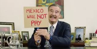 Former Mexican President Vicente Fox drops f-bomb about Trump's wall, again. August 4, 2017. 