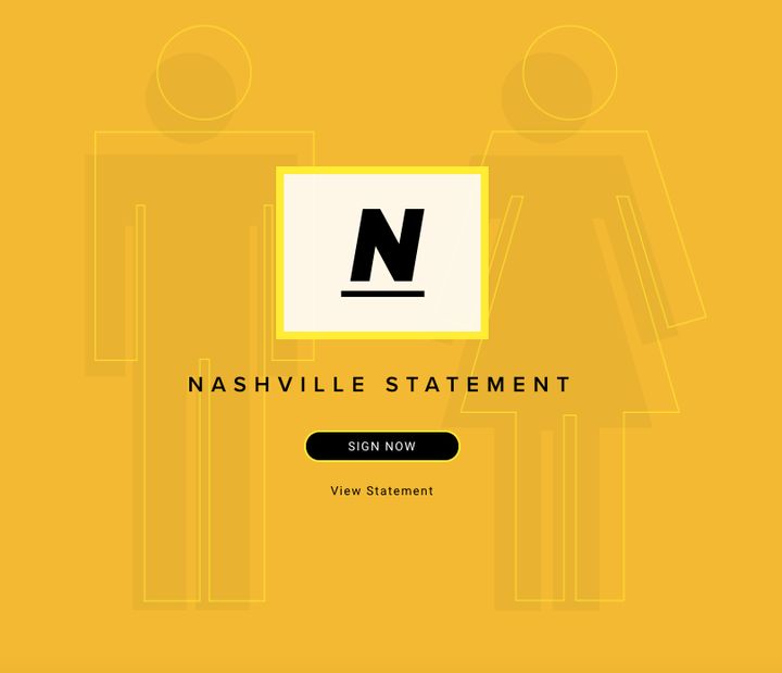 The "Nashville Statement" consists of 14 affirmations and denials on human sexuality.