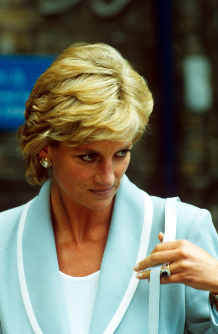 Princess Diana pictured a year before her death 