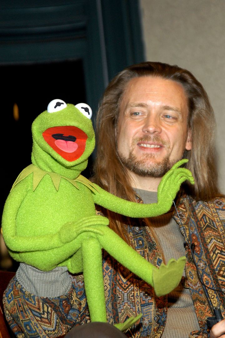 Steve Whitmire with Kermit.