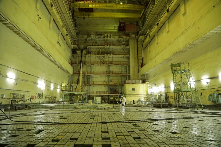 Inside of nuclear installation at Chernobyl.