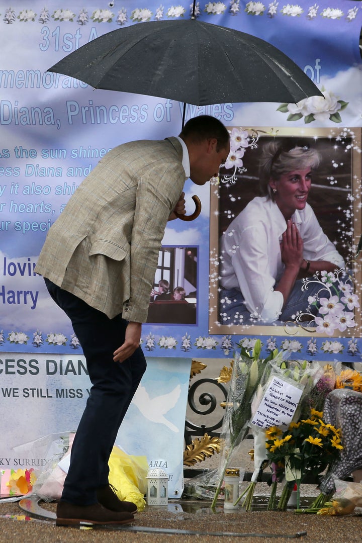 Reading well wishes and tributes.