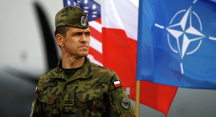 <p>NATO countries standing together </p>