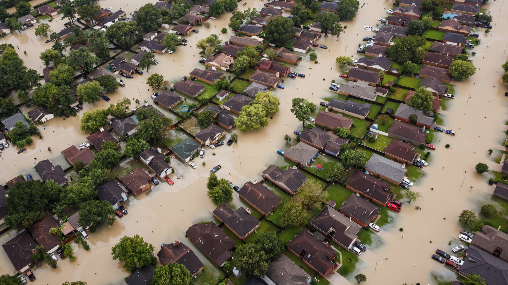 Aerial Photos Show True Scale Of Flooding Catastrophe In Houston HuffPost
