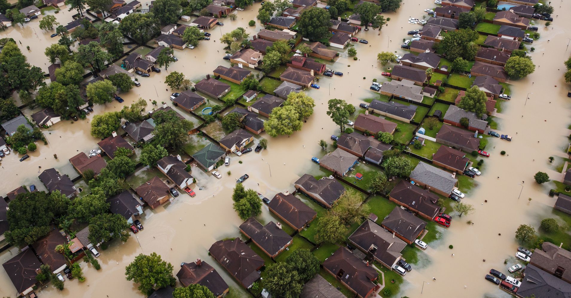 Aerial Photos Show True Scale Of Flooding Catastrophe In Houston Huffpost