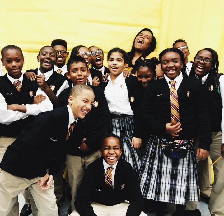 Erica Buddington came up with a brilliant way to teach her scholars geography.