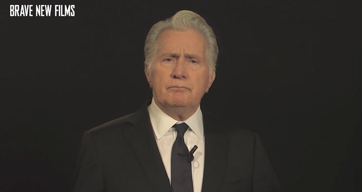 Martin Sheen appears in "Bring Andres Home", Brave New Films 2017